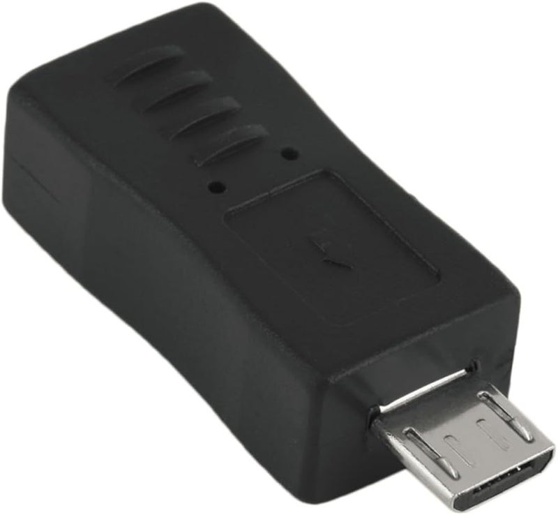 GARVALON Micro USB Female To Mini USB Male Adapter Converter 2 Pack Compact Design - Image 1